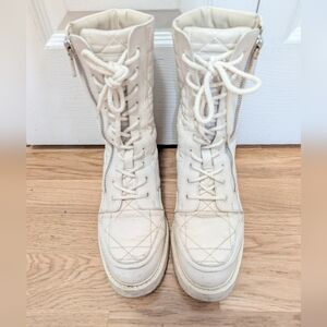 Christian Dior Cannage Combat Boots